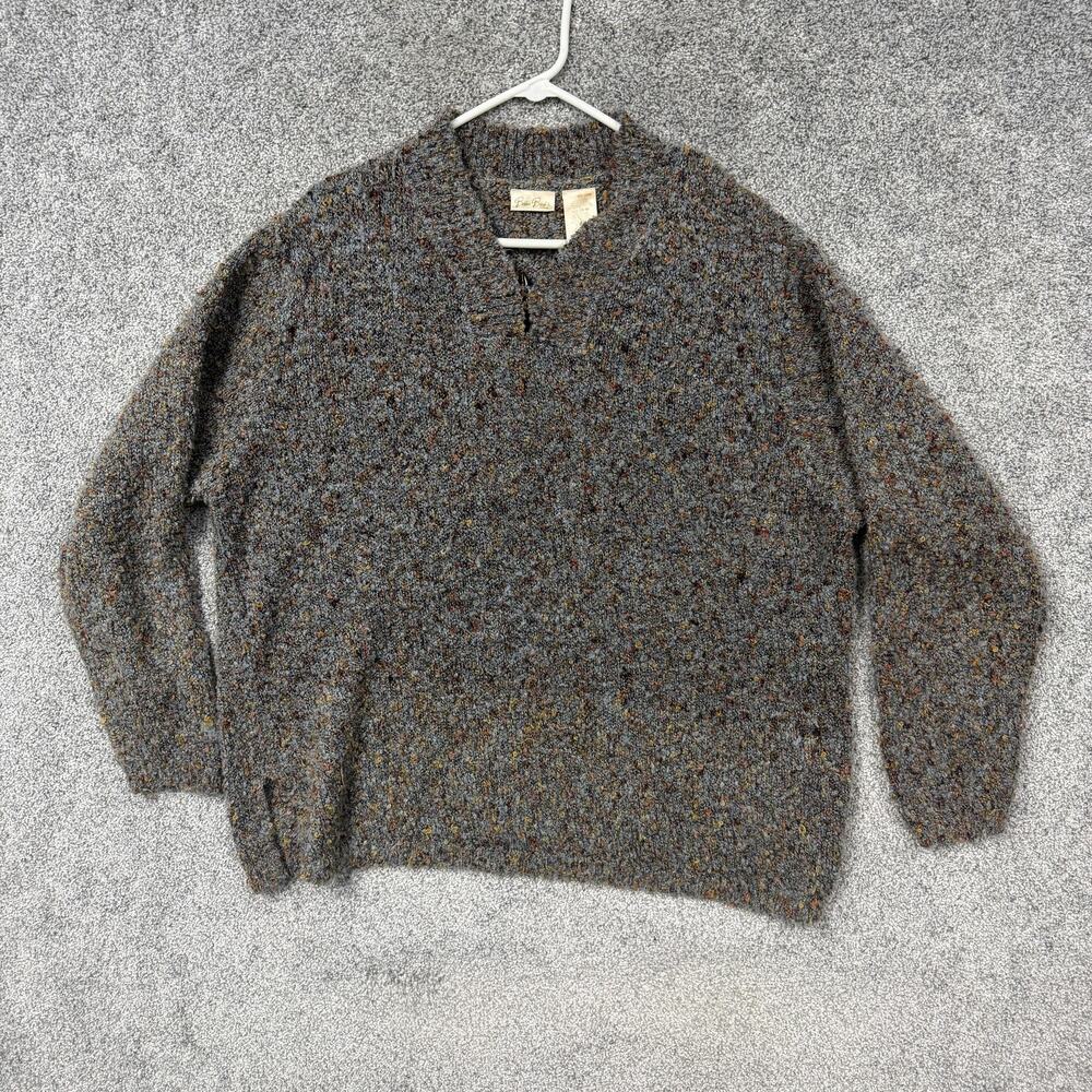 Vtg Y2K Bobbie Brooks Sweater 18W/20W Lightweight Fuzzy Cozy Twee Earthy Indie